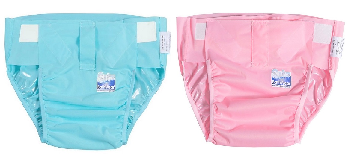 Sitz Bath Wrap-On Soaking Briefs (Pink, Waist 28-38)